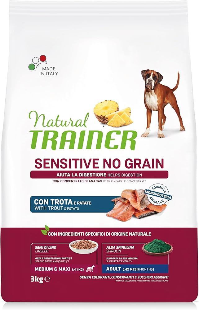 natural trainer adult con trota e patate
