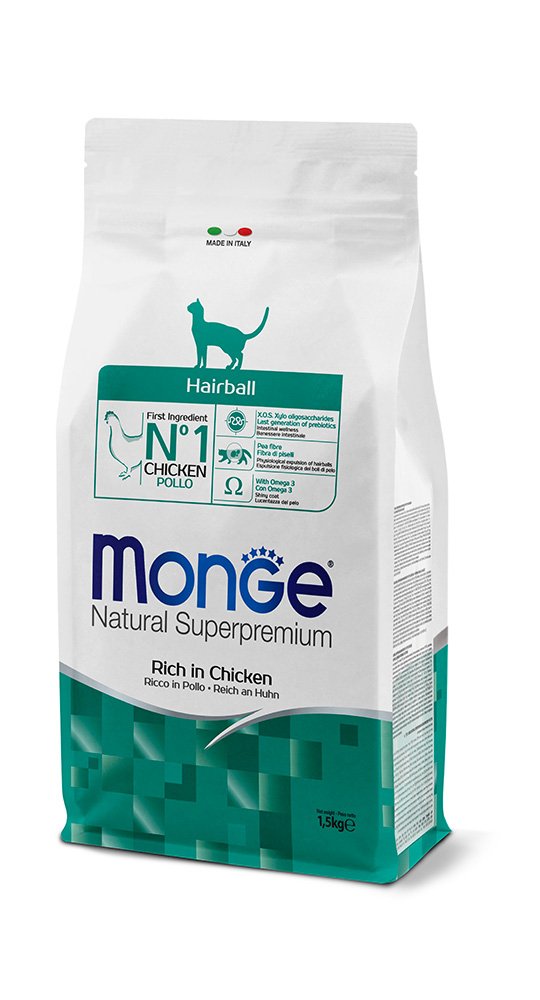 monge speciality line hairball 1.5 kg