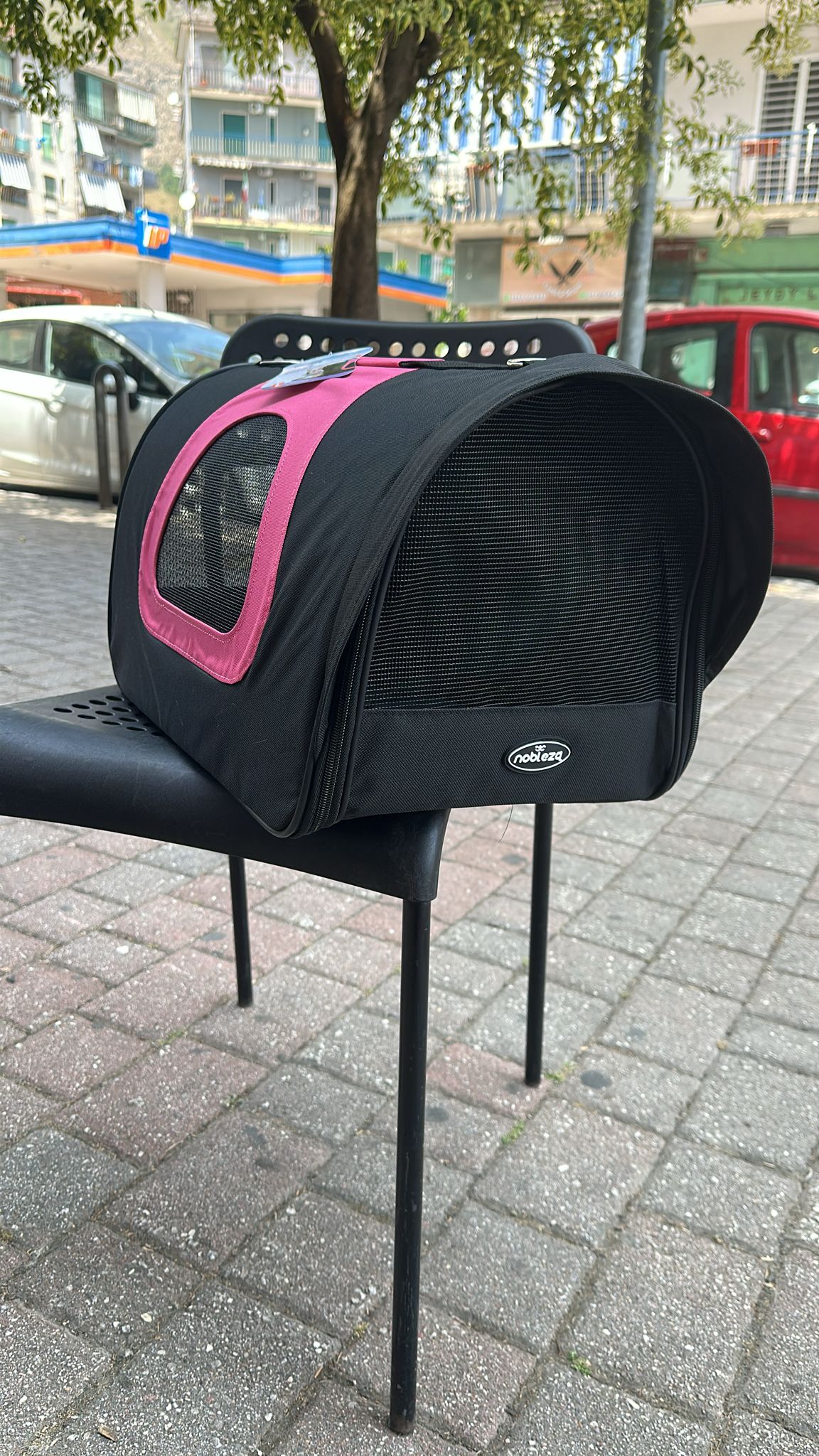 Nobleza – Trasportino per cani e gatti, borsa pieghevole da viaggio.