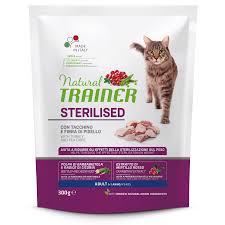 natural trainer sterilised (+1 anno) con tacchino e fibra di pisello