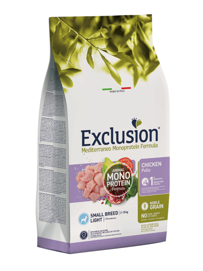 EXCLUSION NOBLE GRAIN LIGHT CHICKEN SMALL BREED