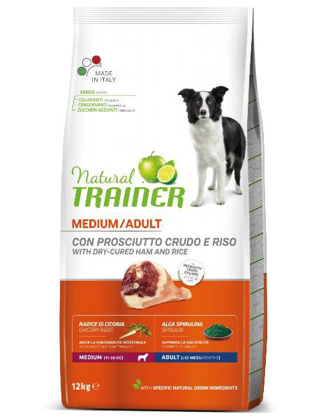 natural trainer adult +12 mesi prosciutto crudo e riso