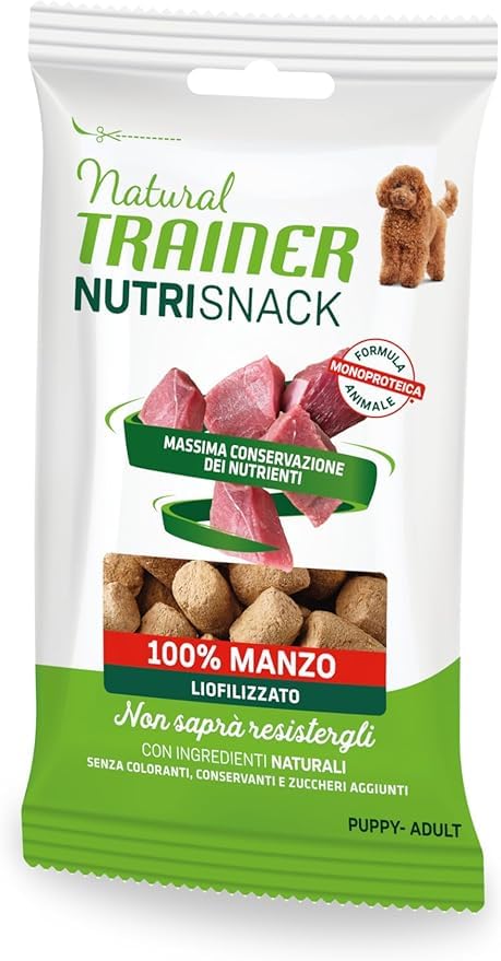 natural trainer nutrinsaporitore (puppy & adult +2 mesi ) con manzo