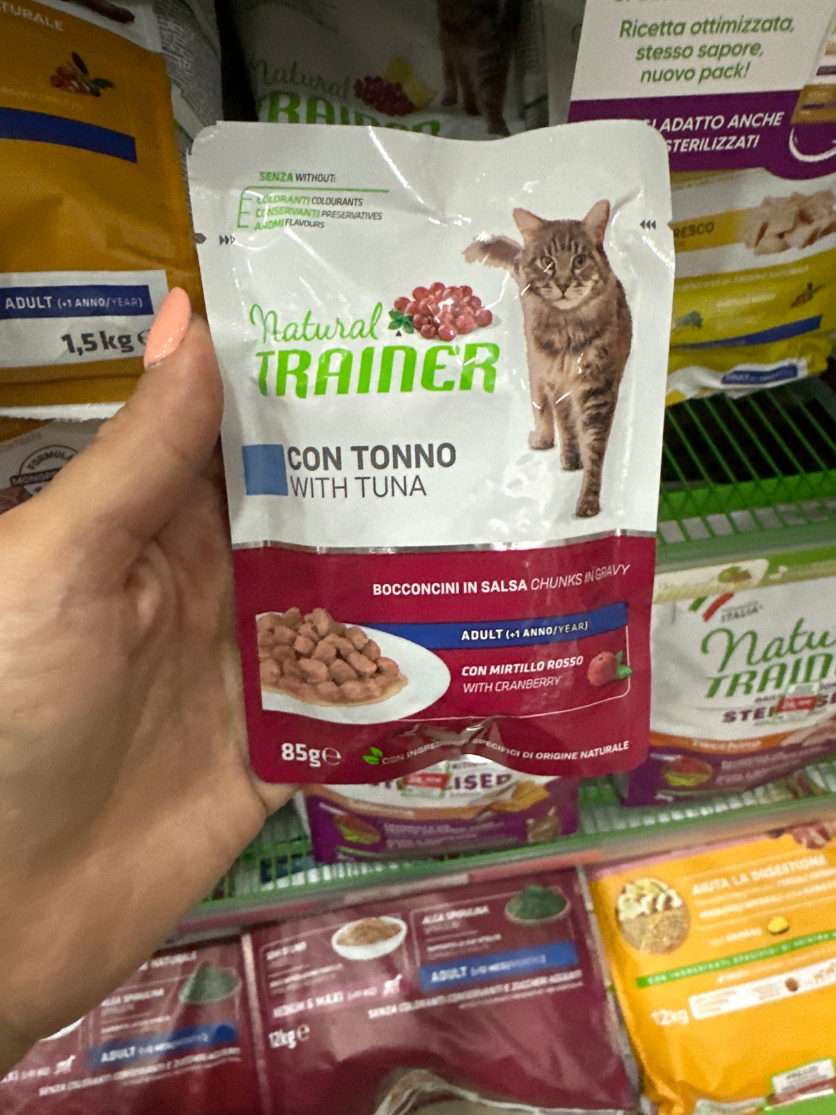 Natura trainer bustine adult  85gr (+1 anno)