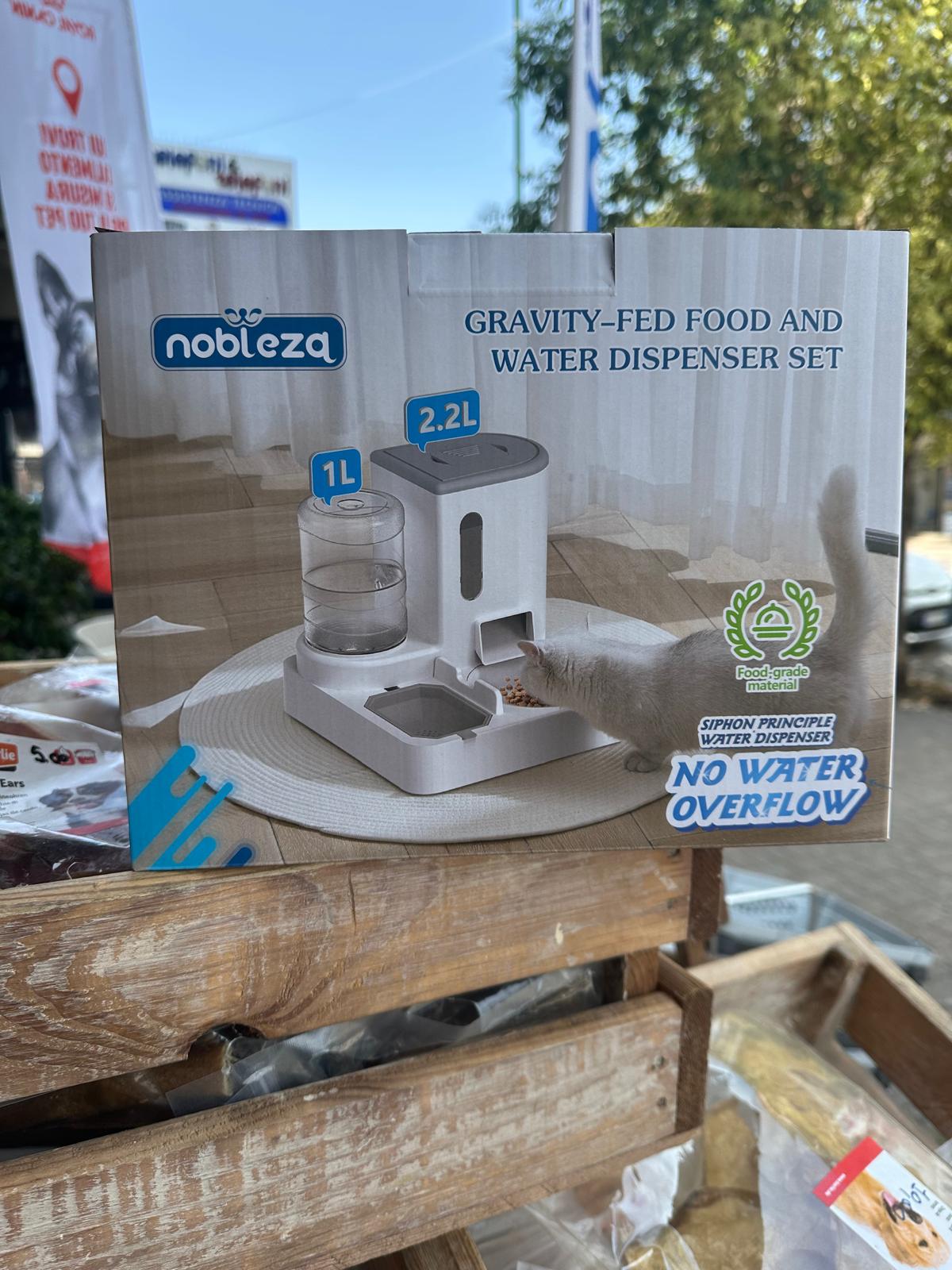 Set distributore acqua e cibo automatici nobleza