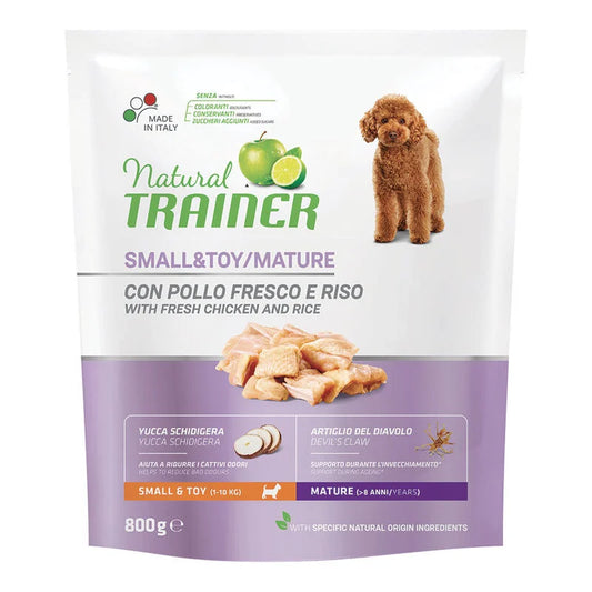 Natural Trainer Mature con pollo fresco e riso