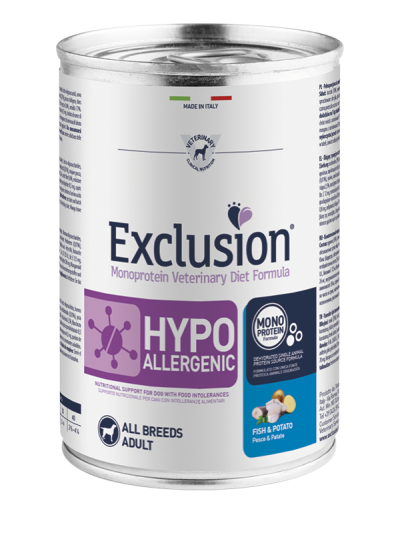 Exclusion HYPOALLERGENIC FISH & POTATO ALL BREEDS